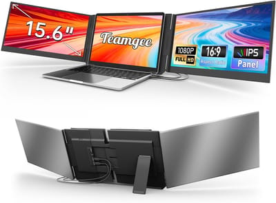 Draagbare Extra Monitor - Uitbreidbaar Scherm - Productiviteit Verhogen - Plug en Play - 15.6 Inch FHD