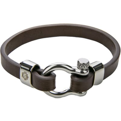 Monomen Men's Premium Genuine Nappa Leather Bracelet MM10826SO