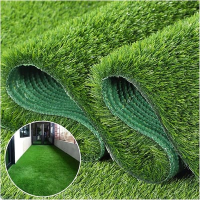 Kunstgras Mat - Nep Gras - Buiten Decoratie - Hoge Dichtheid - 120x300cm - Groen