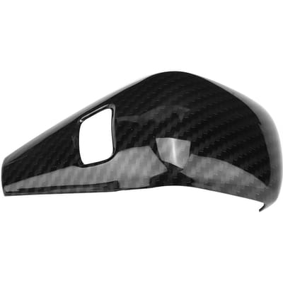Cache de pommeau de levier de vitesses style fibre de carbone pour Série 3 G20 2020 black