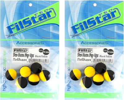 Pop-Up Schuim Boilies voor Karpervissen - 12 Stuks 14mm Zuur/Groen