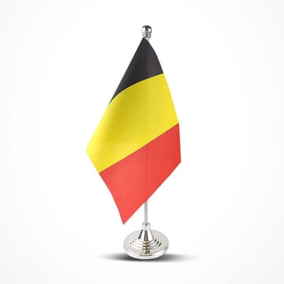 Mini Belgische Vlag Tafel Decoratie voor Kantoor en Bureau