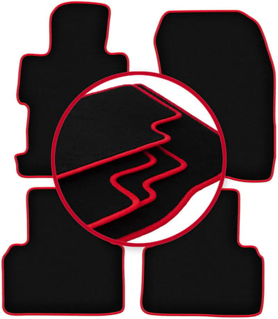 CARLUX-RED automatten voor: Honda Civic VIII 4D sedan (2006-2011)