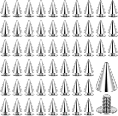 100 Stuks Decoratieve Spijkers en Nieten voor Kleding, Tassen, Schoenen en Accessoires