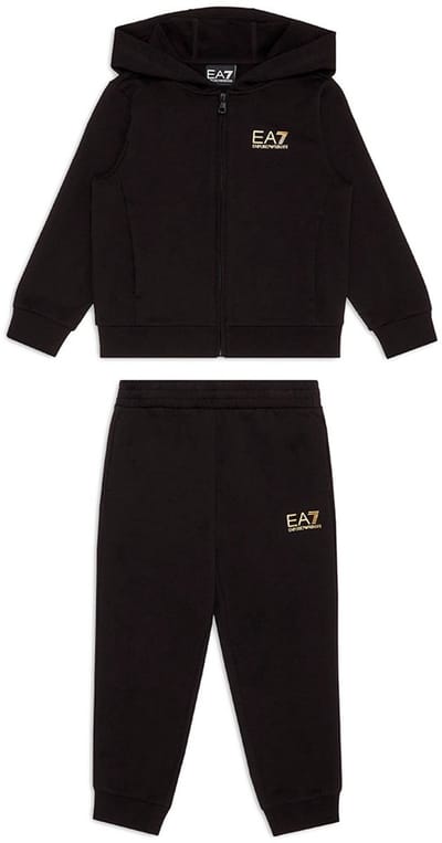 Ea7 Emporio Armani 7b000031_af10380 Trainingspak Zwart 6 Years Jongen