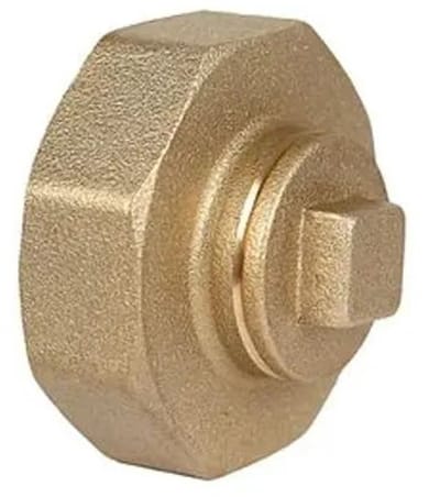 Schlösser Armaturen JS Eindkap rechts, wateraanvoer van links, 1 1/4'', ingang 1'', 0074502500001