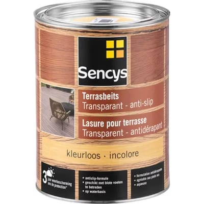 Sencys Terrasbeits Anti-slip Kleurloos 2,5l