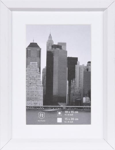 Fotolijst - Henzo - Metallica - Fotomaat 15x20 cm - Wit