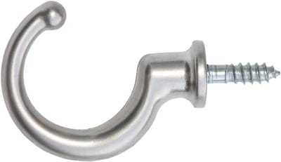 KeyMet Satina Garderobehaken, kledinghaken, mantelhangers, wandhaken, 10 stuks