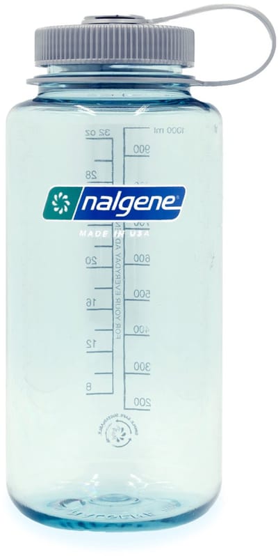 Nalgene - Wide Mouth Bottle - drinkfles - waterfles - lekvrij - 1000ml - BPA free - SUSTAIN - Seafoam