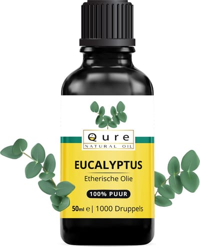 Eucalyptus Etherische Olie 50ml | 100% Puur & Onbewerkt | Bergamot Essentiële Olie voor Aromatherapie | Essential Eucalyptus Oil
