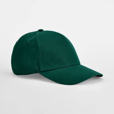 EarthAware® Clas. Org. Cotton 5 Panel Cap - Bottle Green - One Size