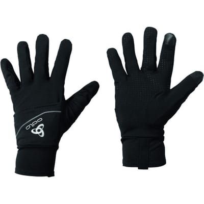 Odlo Odlo Gloves INTENSITY COVER SAFETY LIGHT ZWART - Maat XS