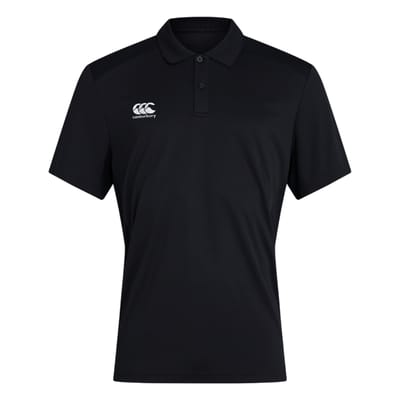 Canterbury Heren Club Dry Poloshirt (Zwart)