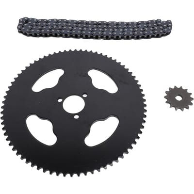 T8F Voor Achter Tandwiel Ketting Kit met T8F 120 Schakels Ketting T8F 10mm H Gat 14T Voor Tandwiel 74T Achter Tandwiel 29mm