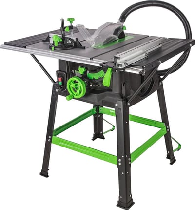 Multifunctionele Tafelzaag met 255 mm Zaagblad - Krachtige 1500 W Motor en Schuine Snede tot 45°