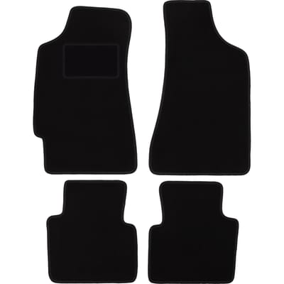 Zwarte velours vloermatten voor: Dodge Neon sedan (1994-2005)