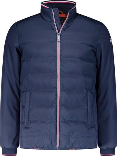 NZA - Blauw polyester bomberjack - Tin Blue
