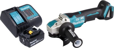 Makita DGA 520 ST1X1 accu haakse slijper 18 V 125 mm X-LOCK Brushless + 1x oplaadbare accu 5.0 Ah + lader