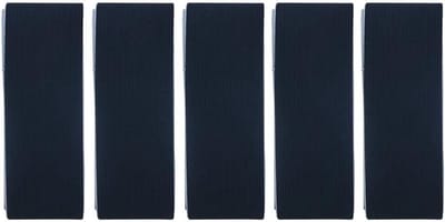 Set van 5 Dubbelzijdige Krachtige Klittenband Tape van 8M voor Thuis, Keuken en Kantoor - Zwart, 50mm Breed, Ideaal voor Diverse Toepassingen