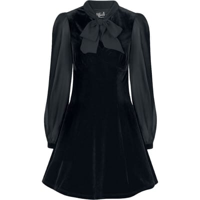 Hell Bunny Mini-jurk - Gabriella Mini Dress - XS tot XXL - voor Vrouwen - zwart
