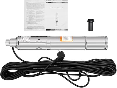 Novari - Dompelpomp - Pomp - Waterpomp - Waterpomp elektrisch - Grondwaterpomp - Elektrische waterpomp - 1.600 l/u - 250W - 20dB