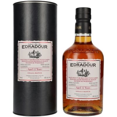 Edradour Whisky Edradour 12 Years Old Burgundy Cask Highland Single Malt Whisky 46% Vol. 0,7l in geschenkverpakking