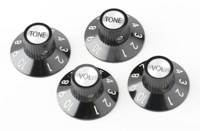 Fender Custom Knobs 4 set '72 Telecaster - Gitaaronderdeel