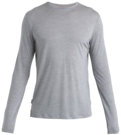Merino 125 Cool-Lite Sphere III LS Tee T-shirt Heren Metro Heather XXL