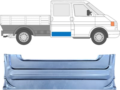 Reparatie plaatwerk achterste deuren voor Volkswagen Transporter T4 1990-2003