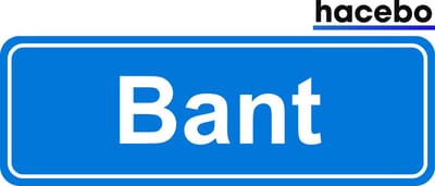 Hacebo - Plaatsnaam Sticker - 29x10 CM - Bant sticker - Verkeersborden sticker - grappige cadeaus - Bant
