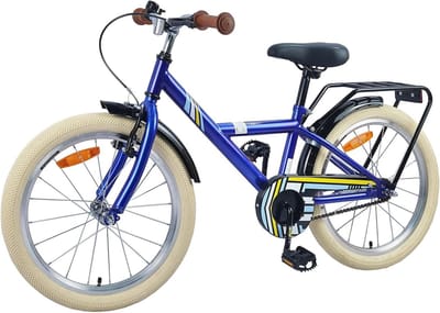 Kinderfiets 20 Inch - Jongensfiets Meisjesfiets - Buiten Fietsen - Verstelbaar Zadel Stuur - 120-135 cm Lengte - Donkerblauw
