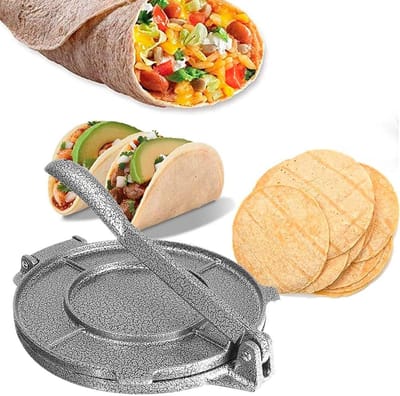 6.5in non-stick roti press warmer - traditionele zware meel maïspers - Indiase stijl chapati bakken - keuken
