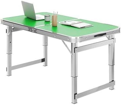 Picknicktafel Klaptafel - Campingtafel Buitentafel - Buiten Eten - In Hoogte Verstelbaar - 70 cm - Groen