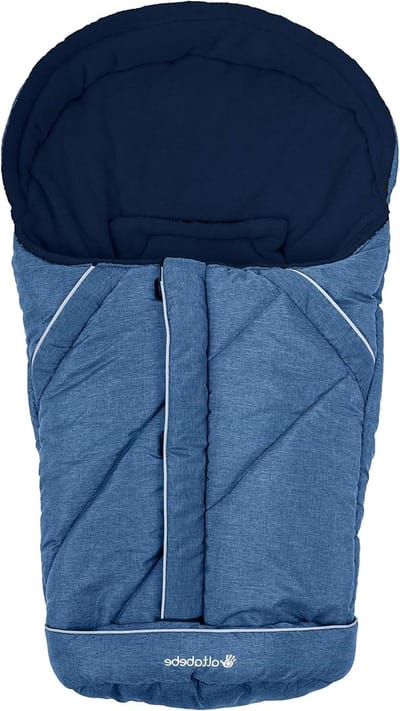 Altabebe AL2003P-49 winter footmuff Alpin collection for baby shell, navy, blue