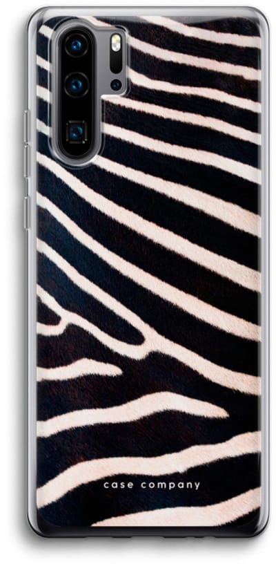 Case Company® - Hoesje geschikt voor Huawei P30 Pro hoesje - Zebra - Soft Cover Telefoonhoesje - Bescherming aan alle Kanten en Schermrand