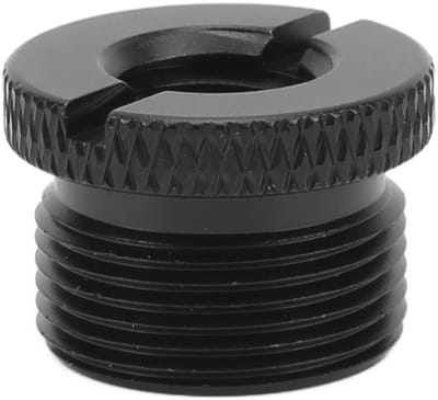 Store_9 - Schroeven Draadadapter - Microfoonstandaard Adapter - Zwart - 3/8 Inch naar 5/8 Inch - Universele Compatibiliteit - Geschikt voor Microfoons