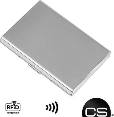 Jumada's - Creditcardhouder Pasjeshouder - RVS - RFID - Zilver - Heren/Dames