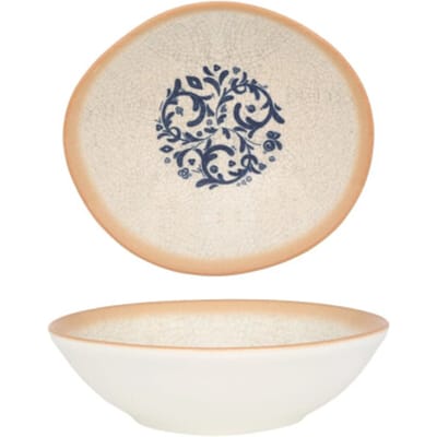 Bonna Kommetje - Viento - Porselein - 18 cm (470cc) - set van 6