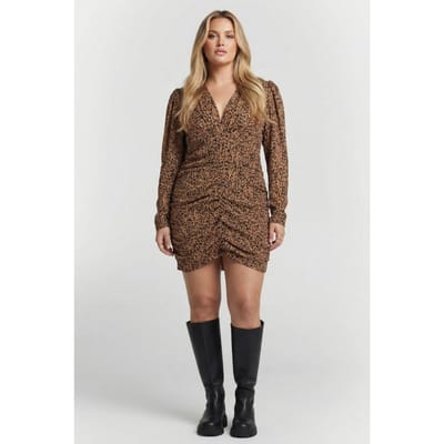 IRO Paris Elsana Dress Black/camel Größe: 36 | Minikleider Outlet | Damen | Schwarz