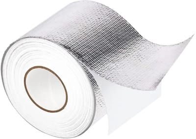 Hittebestendige Aluminium Isolatiefolie Tape met Glasvezel Versterking 50mm x 10m