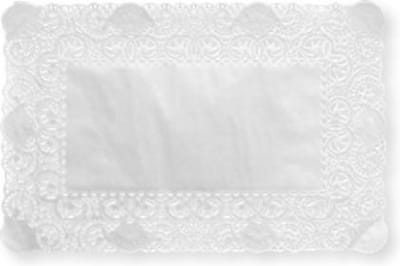 250 st. 250st. Rechthoekige Taartranden - Wit,  20 x 30 CM