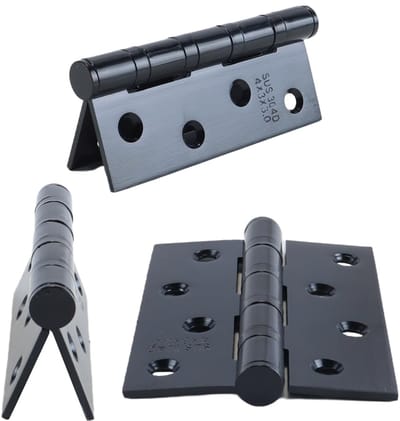 Scharnieren RVS deurscharnier voor buiten, zware uitvoering, 100 x 78 mm, massieve scharnieren