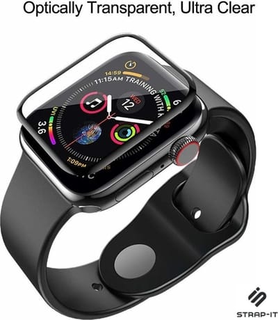 Strap-it Tempered Glass screen protector - Geschikt voor Apple Watch protector - Bescherming voor Apple Watch 38 mm - iWatch cover voor Series 3 maat 38 mm