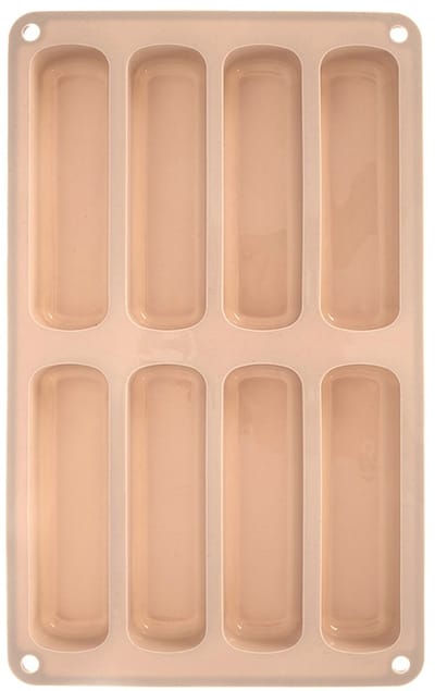 Vingervorm Silicone Beige 28x17x2 cm - Bakvorm voor Lange Vingers - Chocolade