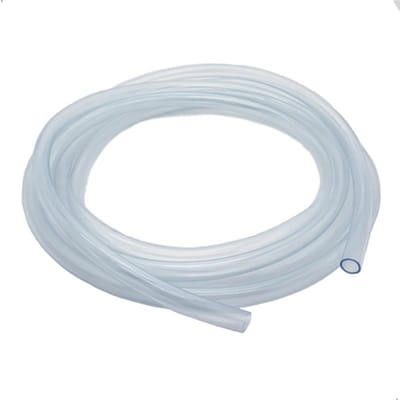 1 stuks brandstofslang, binnendiameter x buitendiameter 6 mm x 9 mm (2 meter pvc-slangen, benzineslang, olieslang, dieselslang, waterslang, blauw-transparant