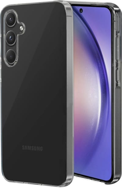Mobiparts hoesje geschikt voor Samsung Galaxy A55 - Zacht TPU - Schokabsorberend TPU - Grip Coating - Transparant