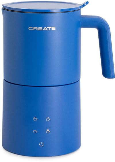 CREATE - Vaatwasserbestendige melkopschuimer en -verwarmer - Kobaltblauw - MILK FROTHER STUDIO PRO