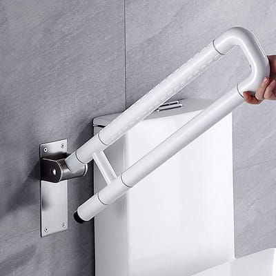 Steungreep RVS voor Badkamer en Toilet - Antislip Veiligheidsbeugel voor Ouderen en Minder Mobielen