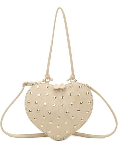 Giuliano kunstlederen suede schoudetas Solina - Hart - Dames - Beige